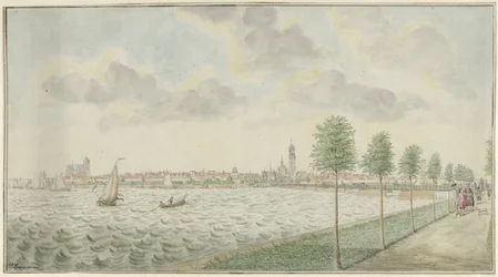Utsikt over Kampen fra elvesiden