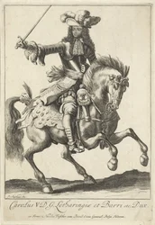 Ridesportrett av Charles V Leopold, hertugen av Lorraine