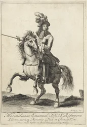 Ridesportrett av Maximilian II Emanuel, kurfyrst av Bayern