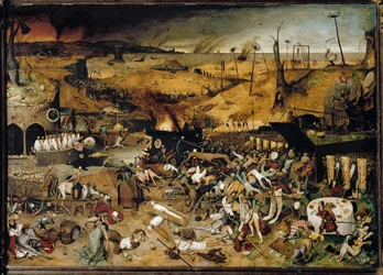 Dødens triumf, ca. 1562 (olje på panel)
