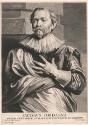 Jacobus Jordaens, maler av Antwerpen, av menneskelige figurer, i majors