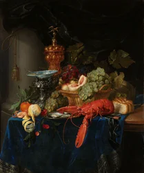 Stilleben med gyllen beger, ca. 1655 (olje på lerret)