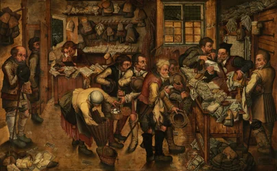 Bondeadvokaten (olje på panel)