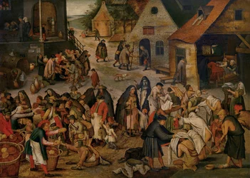 Works of Mercy (olje på panel)
