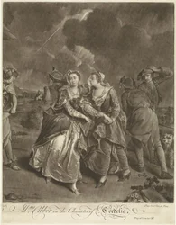 Skuespiller Susannah Maria Cibber som Cordelia