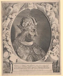 Den hellige romerske keiseren Fredrik III (trykk)