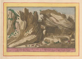 Fjell i San Adrian i Biscaya Klippig-fjellene i S. Hadrian, den Kluysebaar, i Biscaya; gjennom en smal passasje som bringer de reisende til Kastilie (tittel på objekt) Theatrum Hispaniae (...) (serietittel)