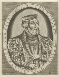 Portrett av Ferdinand I av Habsburg, tysk keiser Portretter av linjaler (serietittel)