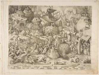 Pride Superbia fra The Seven Deadly Sins, 1558.