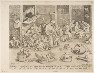 Eselet på skolen, 1557