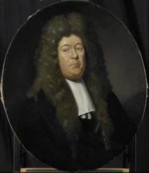 Portrett av Adriaen Paets, direktør for Rotterdam Chamber of the Dutch East India Company, valgt 1668