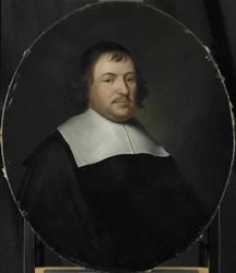 Portrett av Cornelis van den Bergh, direktør for Rotterdam Chamber of the Dutch East India Company, valgt 1659