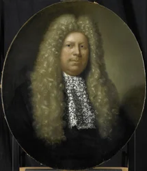 Portrett av Jacob Dane, direktør for Rotterdam Chamber of the Dutch East India Company, valgt 1689
