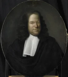 Portrett av Johan Kieviet, direktør for Rotterdam Chamber of the Dutch East India Company, valgt 1664