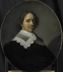 Portrett av Paulus Verschuur, tjente syv perioder som borgmester i Rotterdam og også direktør for Rotterdam Chamber of the East India Company, valgt 1651