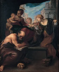Det mystiske ekteskapet til Saint Catherine, 1595-1599