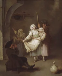 Dansen, ca. 1750.