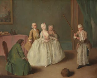 Gryteleken, ca. 1744 (olje på lerret)
