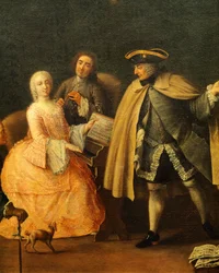 Musikklæreren, av Pietro Longhi (1701-1785)