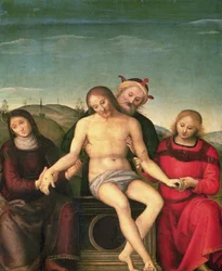 Pieta, 1497 (tempera og olje på panel)