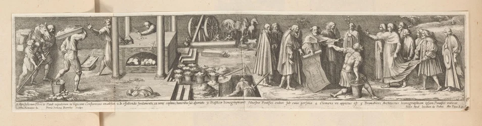 Bygging av Peterskirken Historie om keiser Konstantin (serietittel)