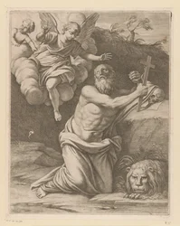 Saint Hieronymus i ørkenen