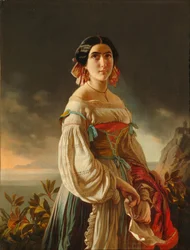 Portrett av prinsesse Line Gagarina, 3