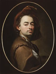 Selvportrett - Selvportrett - Petr Brandl (Peter Johannes eller Jan Petr Brandl) (1668-1735). Olje på lerret, ca 1698. Nasjonalgalleriet, Praha