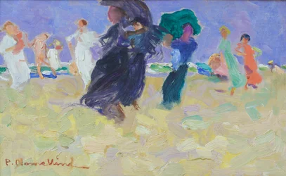 Morgen på havet, ca. 1920 (olje på panel)