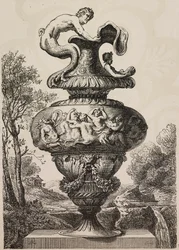 Vase malt av Polidoro da Caravaggio