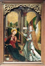 Bebudelsen, 1517 (tempera om bord)