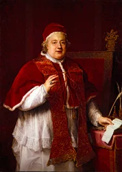 Portrett av pave Rezzonico (Clemens XIII)