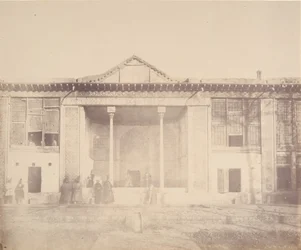 [Shahens palass, Teheran, Iran], 1840-60-tallet.