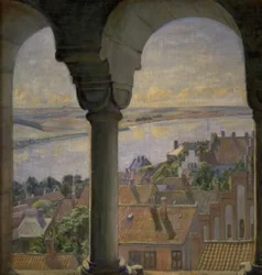 Utsikt fra tårnet i Viborg domkirke