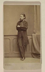 Portrett av komponisten Bedrich Smetana, ca 1866.