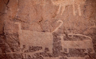Helleristninger, Chaco Culture National Historical Park, 2014
