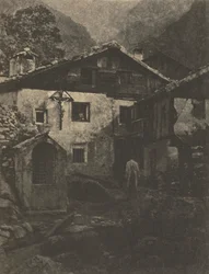 Kameraarbeid: A Village Corner, 1906.