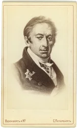 Portrett av forfatteren og historikeren Nikolay M. Karamzin 1766-1826