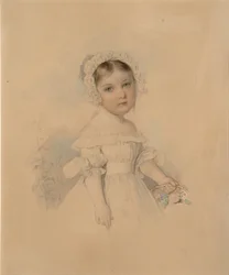 Portrett av grevinne Alexandra Alexandrovna Golitsyna 1823-1910, midten av 1820-årene