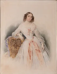 Portrett av Praskovia Nikolaevna Ryumina 1821-1897, 1847