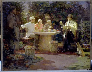 Besøkende hos Ivan Vladimirovich Mitchourine (1855–1935)