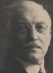 Pavel Milioukov - Pavel Nikolaevich Milyukov (1859-1943), av Shumov, Petr Ivanovich (1872-1936). Fotograf