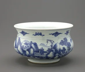 Røkelsesbrenner, Jingdezhen, Jiangxi-provinsen (keramikk)