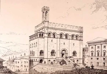 Palazzo del Comune, Gubbio, Italia, fra 