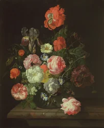 Blomst i en glassvase