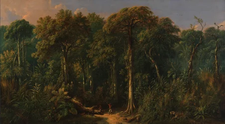 Javanesisk jungel, ca. 1860.