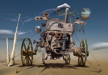 Steampunk-ørkenmaskin