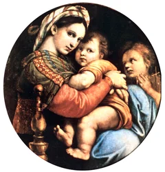 Madonna av stolen, 1514