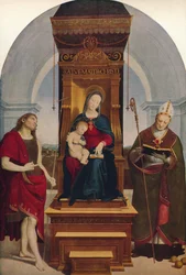 Madonna Degli Ansidei, 1505, c1915