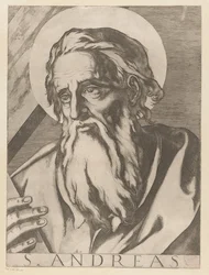 Saint Andrew St. Andrew (tittel på objekt) Kristus, Maria og de tolv apostelen (serietittel) The Sacred Apostolic College (serietittel)